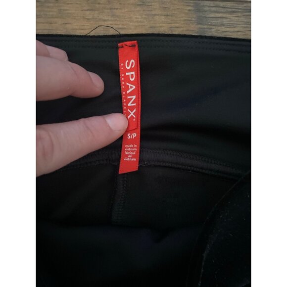 Spanx‎ Black Velvet Leggings - Picture 2 of 2
